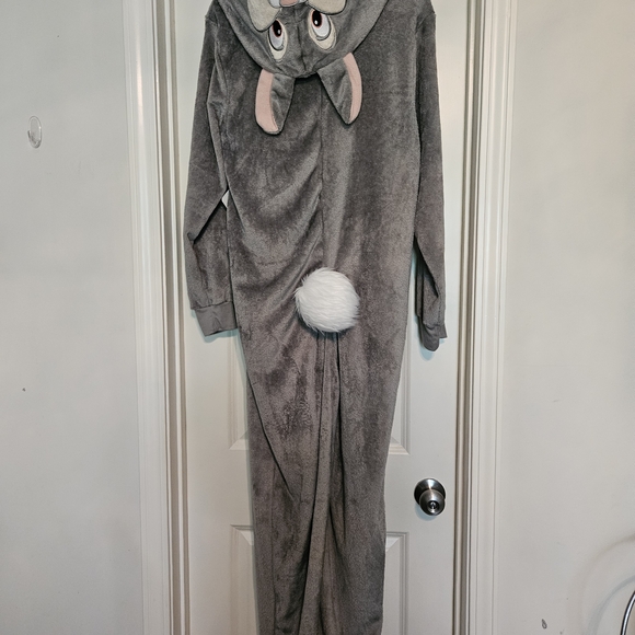Disney Gray and Cream Bunny Hooded PJ's - Picture 8 of 12